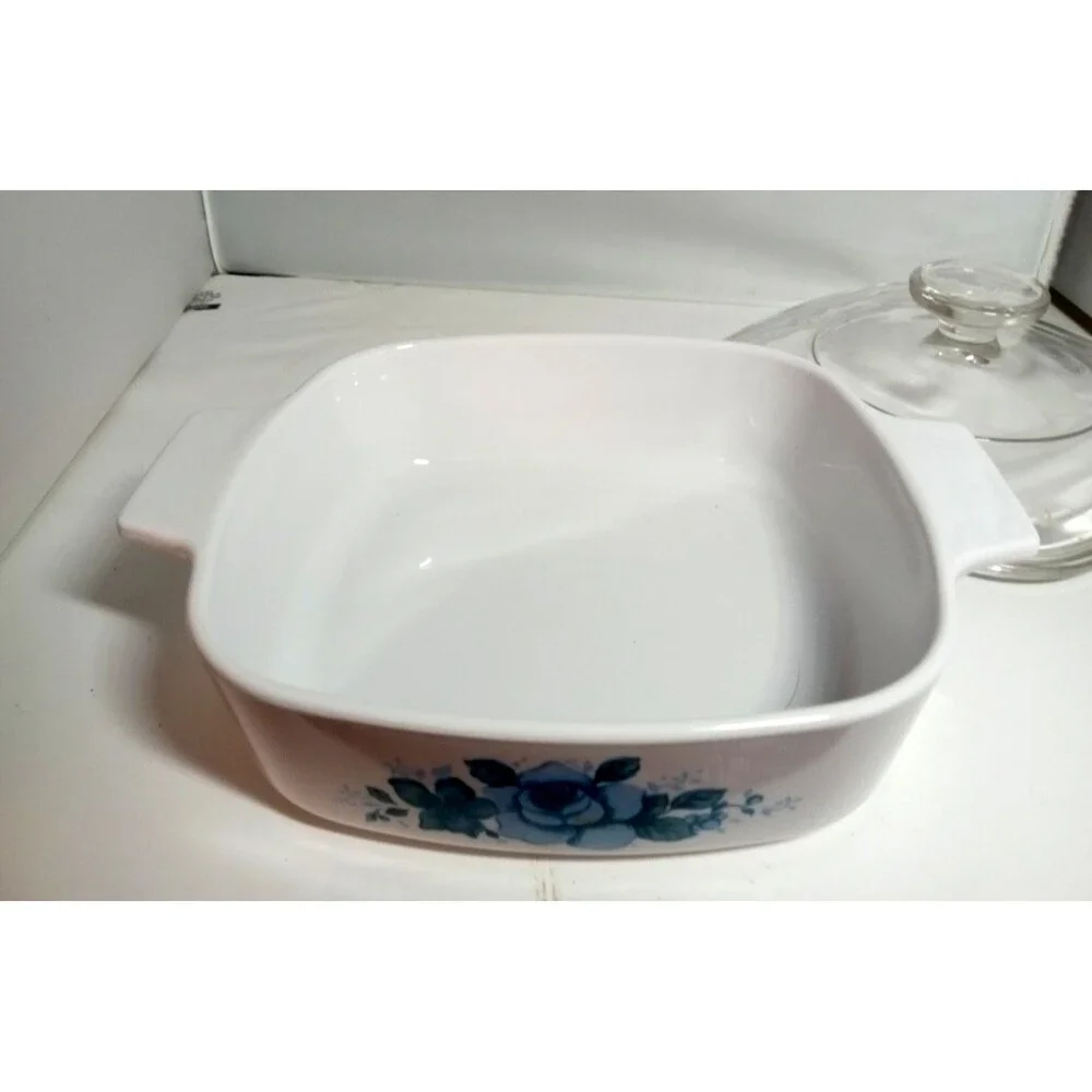 Corelle Corning Blue Velvet 1L QT CASSEROLE A-1-B  11 With Lid USA